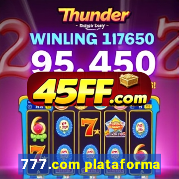 777.com plataforma